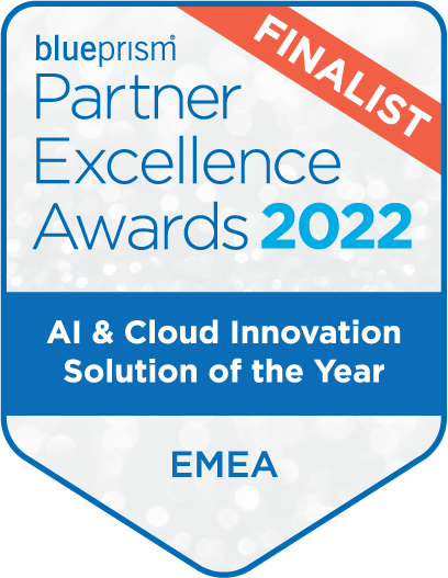 AI-Cloud-Innovation-Solution-of-the-Year-EMEA Blue Prism Partner Excellence Forum